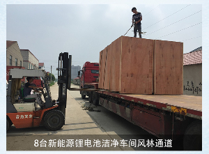 江蘇南京新和動(dòng)力新能源一次性采購(gòu)8套易純品牌風(fēng)淋室